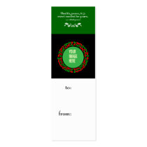 YOUR DOG Celtic Gift Tag profile cards by dunkirk YOUR DOG Celtic Gift Tag profile cards