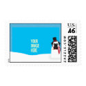 YOUR DOG Snowdog Postage stamp