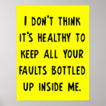 Your Faults Funny Poster