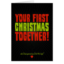 Your First Christmas Together Greeting Cards