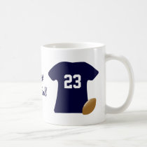 Your Football Shirt With Ball Mug at Zazzle