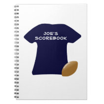 Your Football Shirt With Ball Notebook at Zazzle