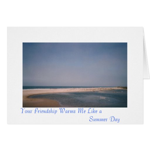 Your Friendship Warms... Card