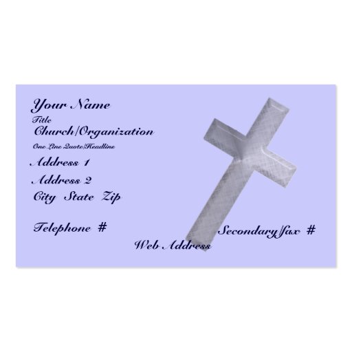 Your Guide On The Highway To Heaven Business Card Template (back side)