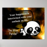 Your happiness depends on your outlook on life posters