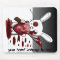 your heart belongs to me! mousepads