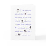 Your Heavenly Father feeds them/Encouragement cards
