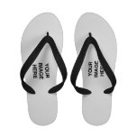 YOUR IMAGE HERE - Customize This Product Flip Flops