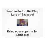 Your invited for Bbq invitation invitations