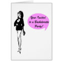 Your invited to a Bachelorette Party! cards by monyag Your invited to a Bachelorette Party! cards