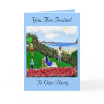 Your Invited To Our Party Card