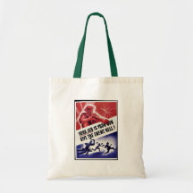 Your Job Is Your Gun, Give The Enemy Hell Tote Bag