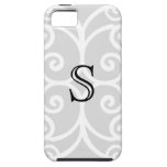 Your Letter. Black / White Swirl Monogram. Custom casemate cases