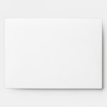 Your Letter. Custom Monogram. Black and White Envelope