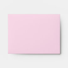 Your Letter. Custom Monogram. Pink Black White Envelopes