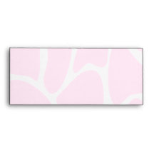 Your Letter Monogram. Custom. Pink Giraffe Pattern Envelopes