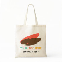 Your logo here business promotional marketing tote bags