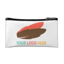 Your logo here business promotional marketing cosmetics bags
