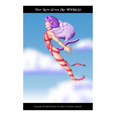Your Love Gives Me WINGS! Posters by vegluvgrl