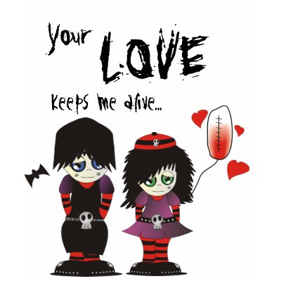 emo cartoon love. Little Elzie, our emo cartoon girl is in love! )