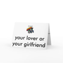 your lover or your girlfriend cards by modyke2008 your lover or your girlfriend cards