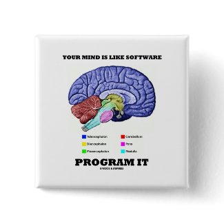 Your Mind Is Like Software Program It (Brain) zazzle_button