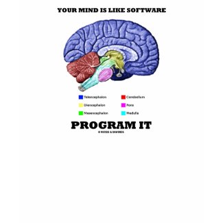 Your Mind Is Like Software Program It (Brain) zazzle_shirt