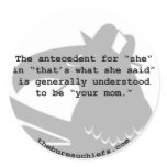 Your Mom Sticker