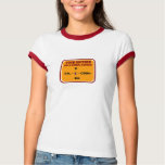 Your Mother Has A Chiral Center Ladies Ringer t-shirts