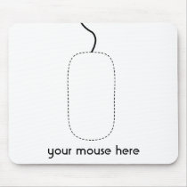 your mouse here mousepads