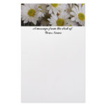 Your Name Daisies Stationery