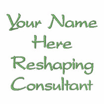 Your Name HereReshaping Consultant embroidered shirts by STACEYLOVELACE Your Name HereReshaping Consultant embroidered shirts