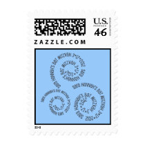 Your Name in a Spiral postage