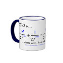 Your name in pi - customizable! mugs