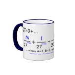 Your name in pi - customizable! mugs