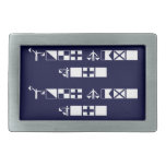 Your Name in Symbols Belt Buckle