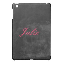 Your name on Gunmetal Grey case ipad mini cases