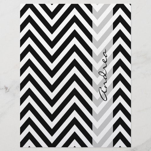 White And Black Pattern Name | your name zigzag pattern chevron white black flyer White And Black Pattern Name | your name zigzag pattern chevron white black flyer
