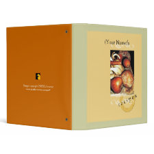(your name's) RECIPE Autumn Gourds Binder binder
