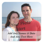Your Own Photo And Custom Text Stickers