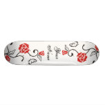 Your Own Skateboard - Rose Vine and Butterfly skateboards