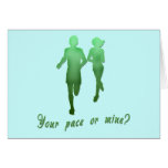 Your Pace or Mine? Running Products Cards