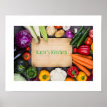 Your Personlized Name Kitchen Art Poster
