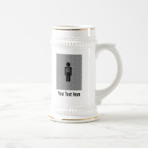 Your Photo and Text Here Custom Beer Stein Mugs