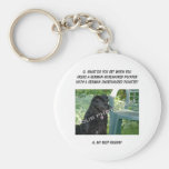Your Photo! Best Friend German Wirehair Mix Keychain