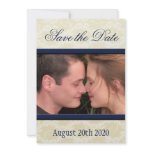 Your Photo Country Western Lace Save the Dates Personalized Invitations
