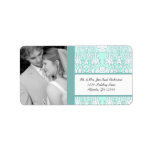 Your Photo Destination Wedding Address Label