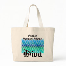 YOUR PHOTO English Springer Spaniel Diva bags by FrankzPawPrintz YOUR PHOTO English Springer Spaniel Diva bags