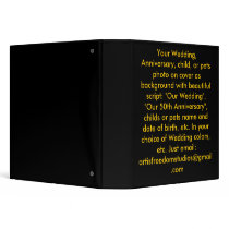 Your photo/event on cover binders