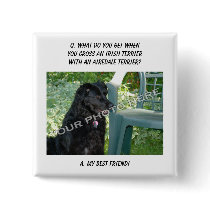 Your Photo Here! My Best Friend Irish Terrier Mix Pin